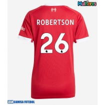 Camisa de Futebol Liverpool Andrew Robertson #26 Equipamento Principal Mulheres 2025-26 Manga Curta
